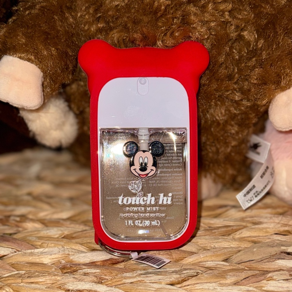 Mickey Mouse Touch hi Hand Sanitizer w/ Silicone Holder – Vanilla Velvet